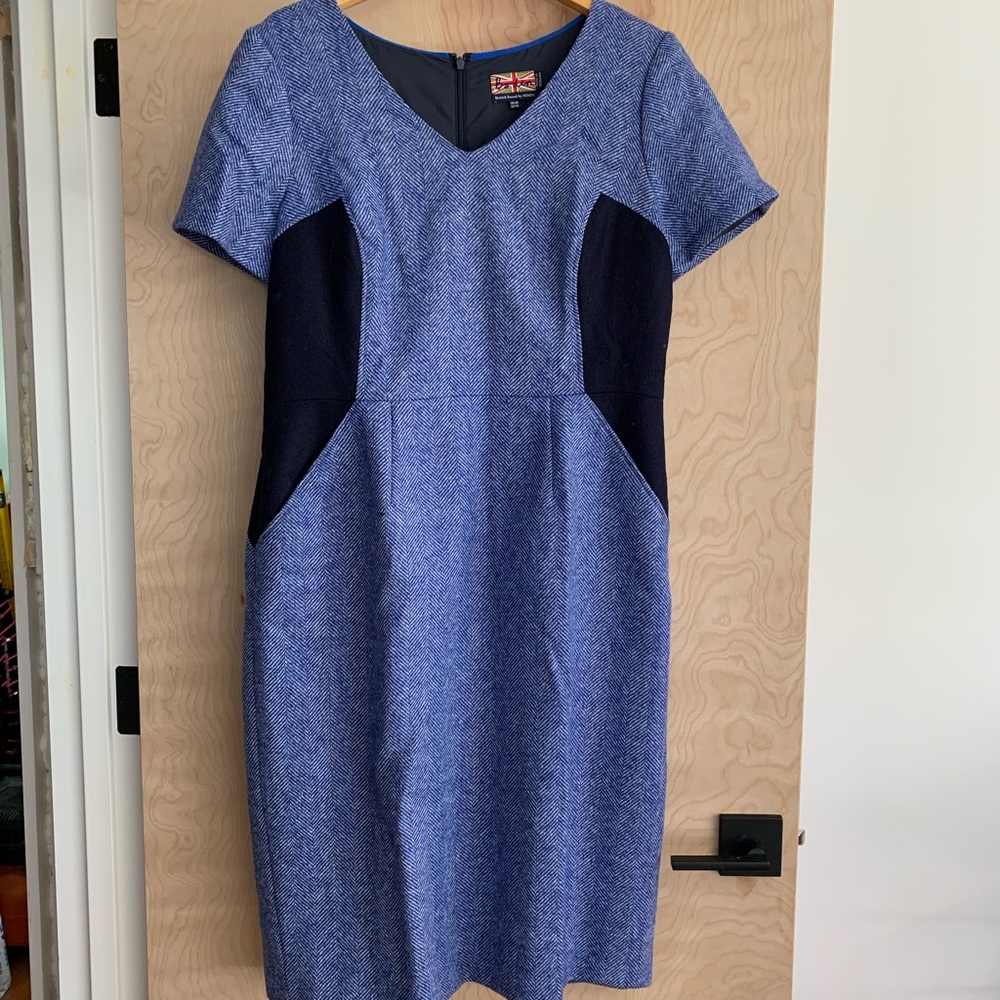 Boden wool tweed dress